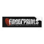 Fingerprints Bumper Sticker