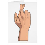Fingers Crossed ~ Hand Signs & Gestures Cards