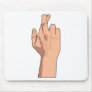 Fingers Crossed ~ Hand Signs & Gestures Mousepads