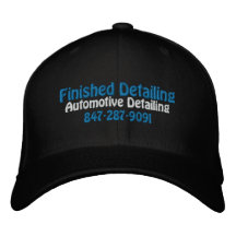 Finished Detailing, Automotive Detailing, 847-2... Embroidered Baseball Cap