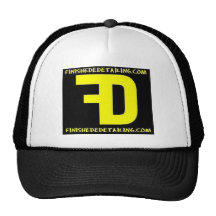 Finished detailing trucker hat