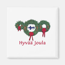 Finland Christmas 2 Magnet