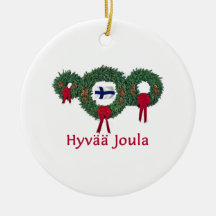 Finland Christmas 2 Ornament