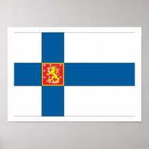 Finland Coat of Arms Poster