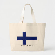 Finland flag bag
