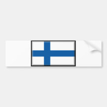 Finland Flag Bumper Stickers