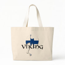 Finland flag Finnish Suomi Viking Axe Bag