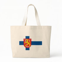 Finland Flag w COA Bag