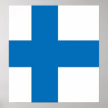 Finland High quality Flag Poster
