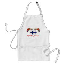 Finland Hyvaa Joulua (Merry Christmas) Aprons