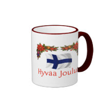 Finland Hyvaa Joulua (Merry Christmas) Coffee Mug