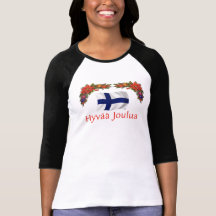 Finland Hyvaa Joulua (Merry Christmas) Tshirts