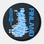 FINLAND MAP magnet