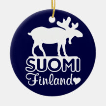 Finland Moose ornament