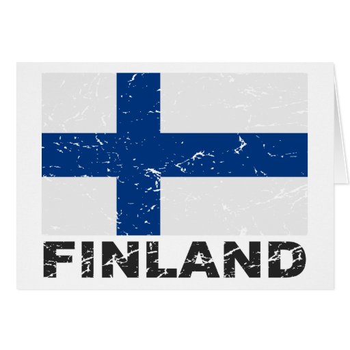 Finland Vintage Flag Cards