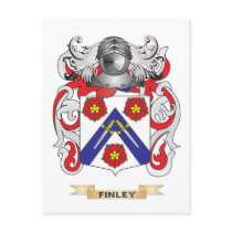 Finley Coat of Arms Postcards