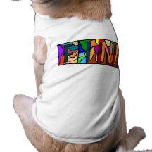 FINN ~ PERSONALIZED BGLETTERS ~ PET-WARE FOR DOGS! DOGGIE TSHIRT