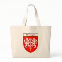 Finnegan Coat of Arms/Family Crest Canvas Bags