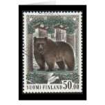Finnish Bear Card