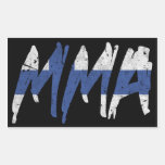 Finnish Flag MMA Sticker