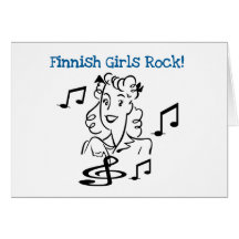 Finnish Girls Rock Cards