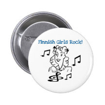 Finnish Girls Rock Pin