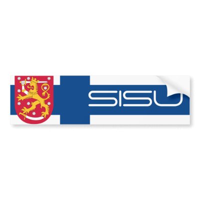 Finnish Sisu/Coat of Arms Bumper Sticker by zacharyjt