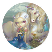 "Fiona and the Unicorn" Sticker