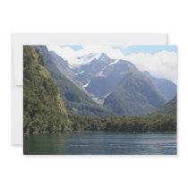 Fiordland National Park, New Zealand Personalized Invitation