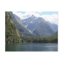 Fiordland National Park, New Zealand Postcard