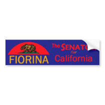 Fiorina 2010 Senator Bumper Sticker bumper stickers