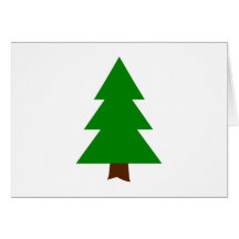 Fir tree card