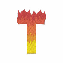 Fire #2 Letter T Polo