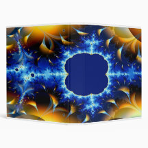 Fire and Ice 3 Ring Binder