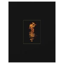 fire and water flyer design