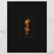 fire and water flyer design