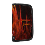 Fire Background Mini Folio Journal Planner