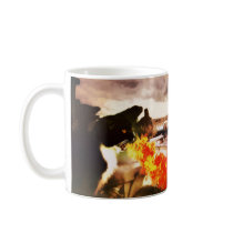 Fire Breathing Cat Dragon mug