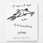 Fire-Breathing Walleye Mouse Pads