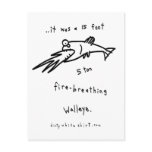 Fire-Breathing Walleyes Post Card