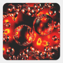 Fire Bubbles Sticker