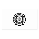 Fire Chief Business Card Templates