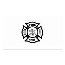 Fire Chief Business Card Templates