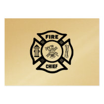 Fire Chief Business Card Templates