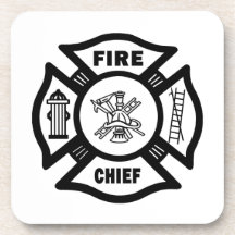 Fire Chief Beverage Coasters