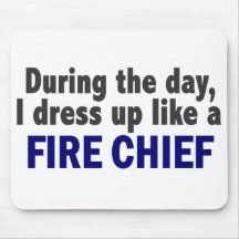 Fire Chief During The Day Mouse Pad
