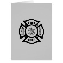 Fire Chief Greeting Cards