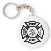 Fire Chief Keychain