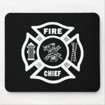 Fire Chief Mouse Mats