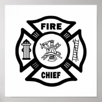 Fire Chief Posters